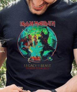 Iron maiden legacy of the beast world tour 2022 black shirt