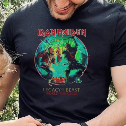Iron maiden legacy of the beast world tour 2022 black shirt