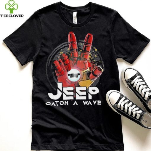 Iron man Hand Jeep Catch A Wave Shirt