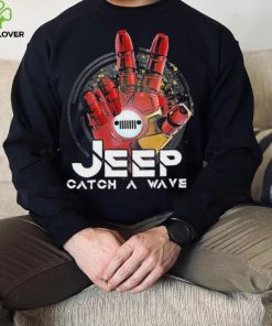 Iron man Hand Jeep Catch A Wave Shirt