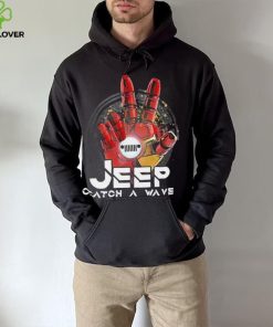 Iron man Hand Jeep Catch A Wave Shirt