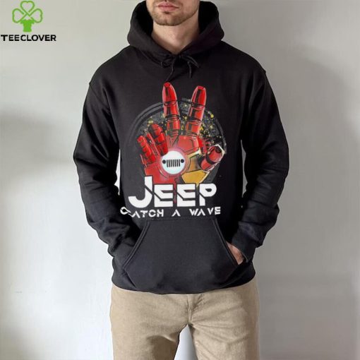 Iron man Hand Jeep Catch A Wave Shirt