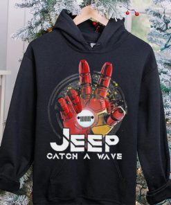 Iron man Hand Jeep Catch A Wave Shirt