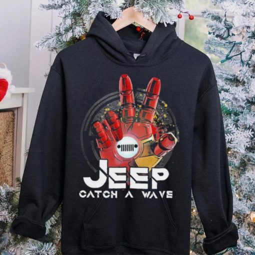 Iron man Hand Jeep Catch A Wave Shirt