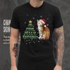 Dog Paw Tree Christmas Happy Holiday Shirt