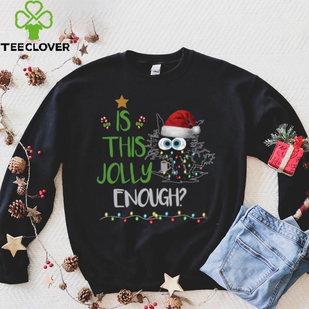 Is This Jolly Enough Vintage T Shirt Cat Christmas Shirt Cat Shirt Is This Jolly Enough Vintage T Shirt Cat Christmas Shirt Cat Shirt