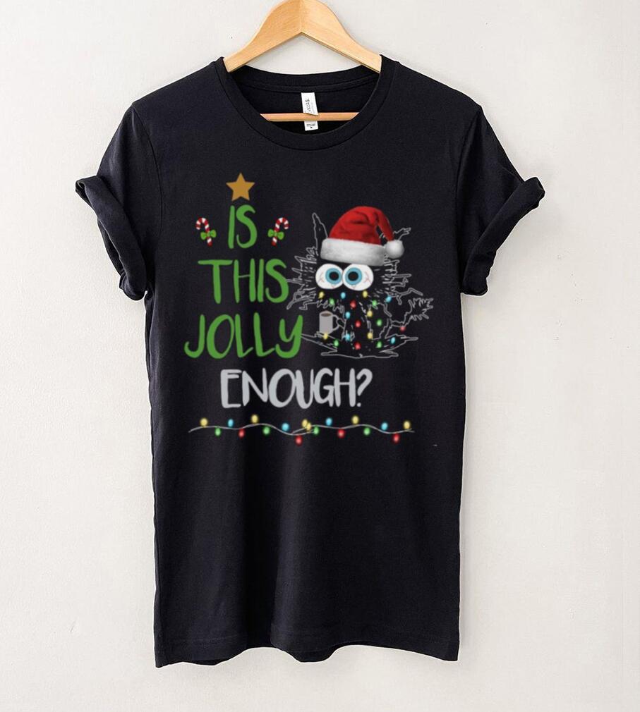 Is This Jolly Enough Vintage T Shirt Cat Christmas Shirt Cat Shirt Is This Jolly Enough Vintage T Shirt Cat Christmas Shirt Cat Shirt
