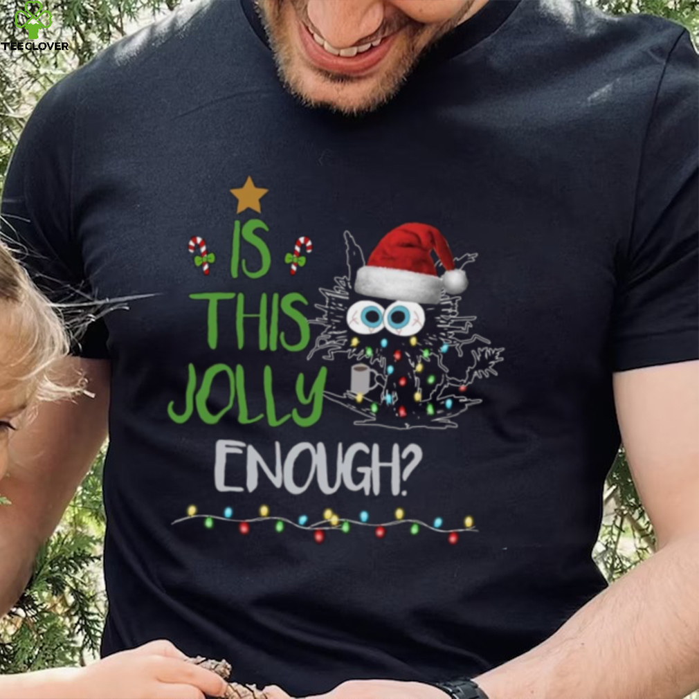 Is This Jolly Enough Vintage T Shirt Cat Christmas Shirt Cat Shirt Is This Jolly Enough Vintage T Shirt Cat Christmas Shirt Cat Shirt