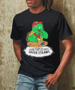 Isaac Butterfield Even Turtles Hate Paper Straws Long Sleeve T Shirt