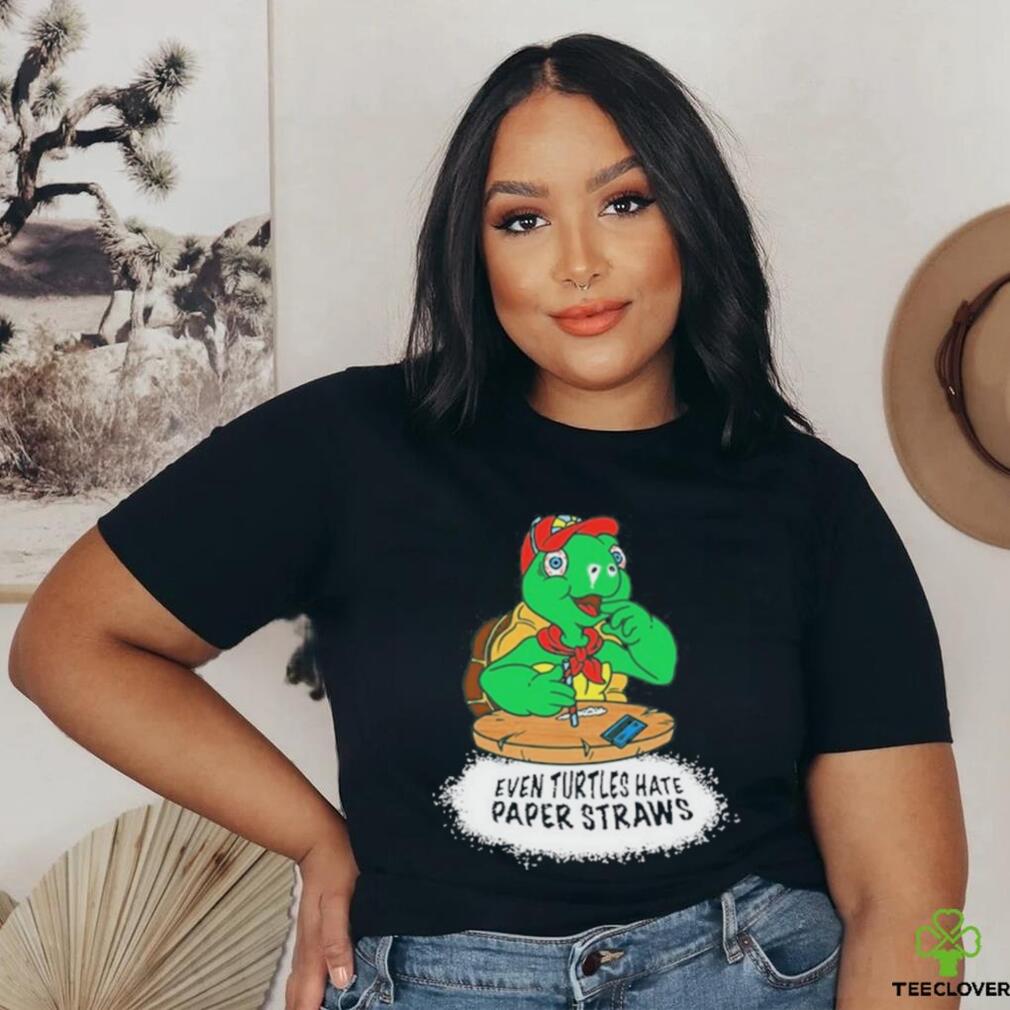 Isaac Butterfield Even Turtles Hate Paper Straws Long Sleeve T Shirt Isaac Butterfield Even Turtles Hate Paper Straws Long Sleeve T Shirt