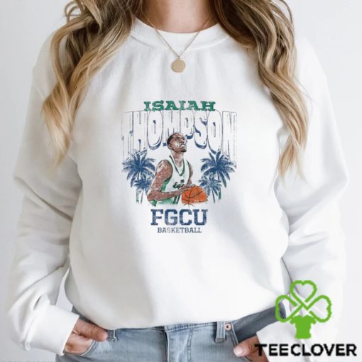 Isaiah Thompson FGCU basketball cartoon shirt