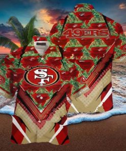 Island Pattern San Francisco 49ers Hawaiian Shirt