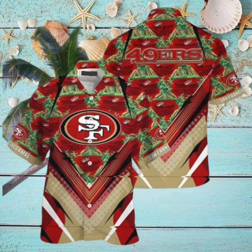 Island Pattern San Francisco 49ers Hawaiian Shirt