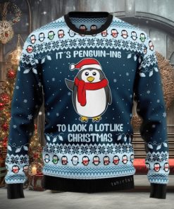 It Is Penguin ing Christmas Christmas Ugly Sweater Mens