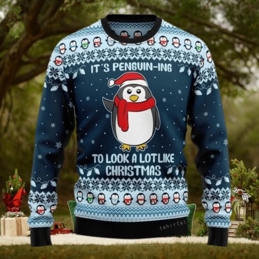 It Is Penguin ing Christmas Christmas Ugly Sweater Mens