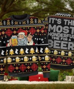 It Is The Most Wonderful Time For Beer Christmas Ugly Sweater Party