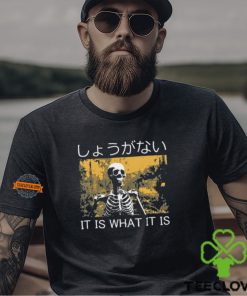 It Is What It Is Skeleton Washed Shirt