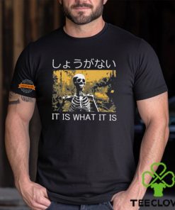 It Is What It Is Skeleton Washed Shirt
