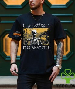 It Is What It Is Skeleton Washed Shirt