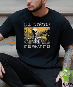 It Is What It Is Skeleton Washed Shirt