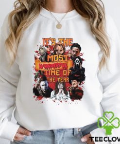 It’S The Most Wonderful Time Of The Year Halloween Merch, Michael Jason Freddy Shirt, Horror Movie Character Halloween Michael Jason Hoodie