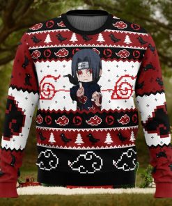 Itachi Chibi 3D Christmas Ugly Sweater