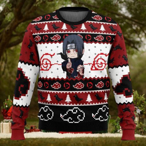 Itachi Chibi 3D Christmas Ugly Sweater