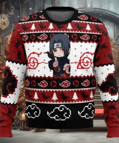 Itachi Chibi 3D Christmas Ugly Sweater