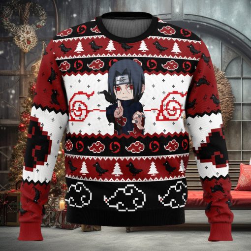 Itachi Chibi 3D Christmas Ugly Sweater