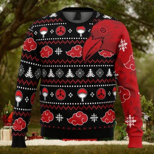 Itachi Crow Akatsuki Naruto Ugly Christmas Sweater