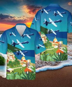 Italian Air Force MQ 9A Hawaiian Shirt Gift For Holidays Beach