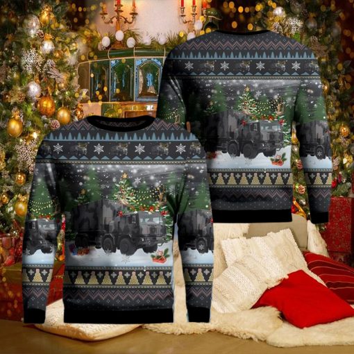 Italian Army ACTL 8×8 Tactical logistic Vehicle Ugly Christmas Sweater