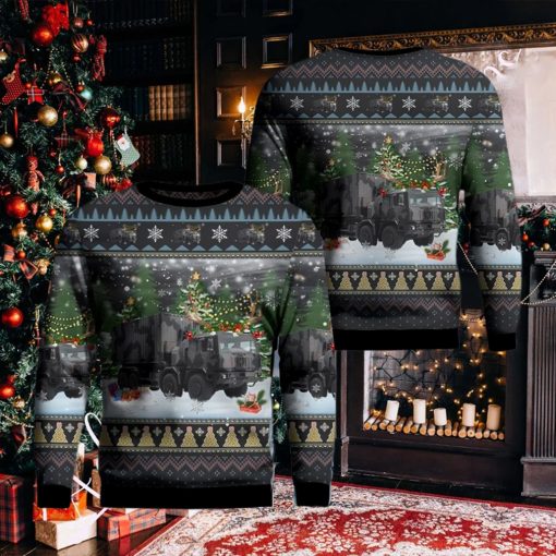 Italian Army ACTL 8×8 Tactical logistic Vehicle Ugly Christmas Sweater