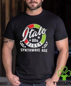 Italo 80s Disco Synthwave Age Logo 2024 T hoodie, sweater, longsleeve, shirt v-neck, t-shirt