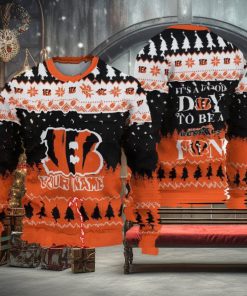 It’s A Good Day To Be A Cincinnati Bengals Limited Edition Knitted 3D Ugly Christmas Sweater