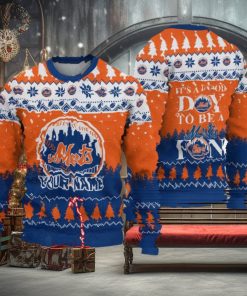 It’s A Good Day To Be A New York Mets Limited Edition Knitted 3D Ugly Christmas Sweater