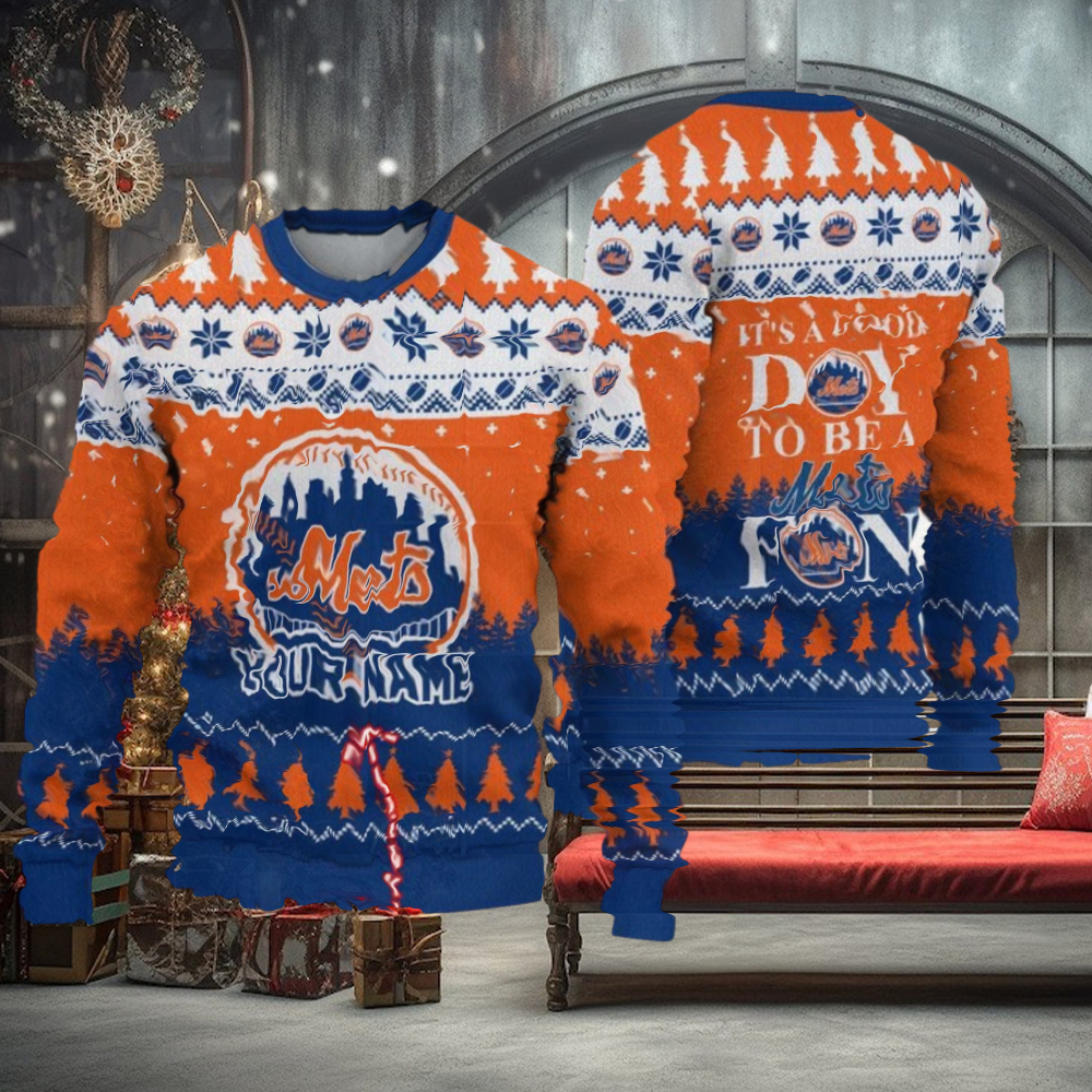 It’s A Good Day To Be A New York Mets Limited Edition Knitted 3D Ugly Christmas Sweater It’s A Good Day To Be A New York Mets Limited Edition Knitted 3D Ugly Christmas Sweater