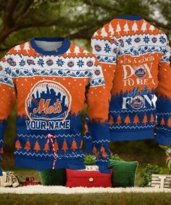 It’s A Good Day To Be A New York Mets Limited Edition Knitted 3D Ugly Christmas Sweater