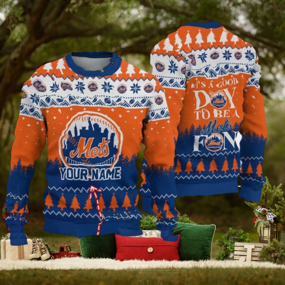 It’s A Good Day To Be A New York Mets Limited Edition Knitted 3D Ugly Christmas Sweater It’s A Good Day To Be A New York Mets Limited Edition Knitted 3D Ugly Christmas Sweater