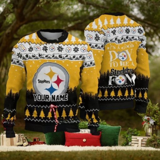 It’s A Good Day To Be A Pittsburgh Steelers Limited Edition Knitted 3D Ugly Christmas Sweater