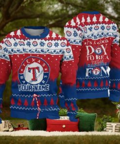It’s A Good Day To Be A Texas Rangers Limited Edition Knitted 3D Ugly Christmas Sweater