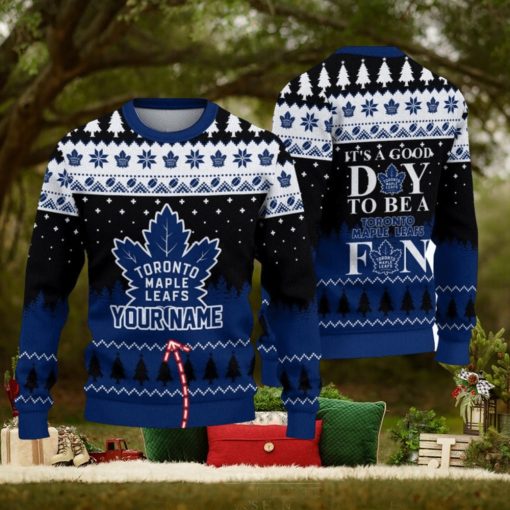 It’s A Good Day To Be A Toronto Maple Leafs Limited Edition Knitted 3D Ugly Christmas Sweater