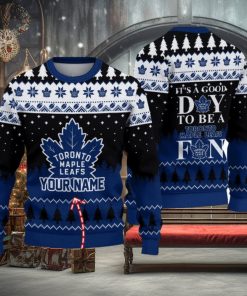 It’s A Good Day To Be A Toronto Maple Leafs Limited Edition Knitted 3D Ugly Christmas Sweater