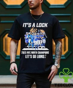 It’s A Lock 2023 NFC North Champions Let’s Go Lions Signatures Shirt