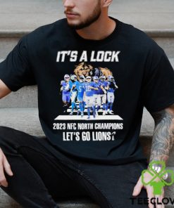 It’s A Lock 2023 NFC North Champions Let’s Go Lions Signatures Shirt