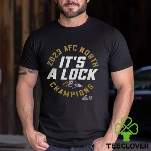 It’s A Lock Baltimore Ravens 2023 Afc North Division Champions Trophy Collection Shirt