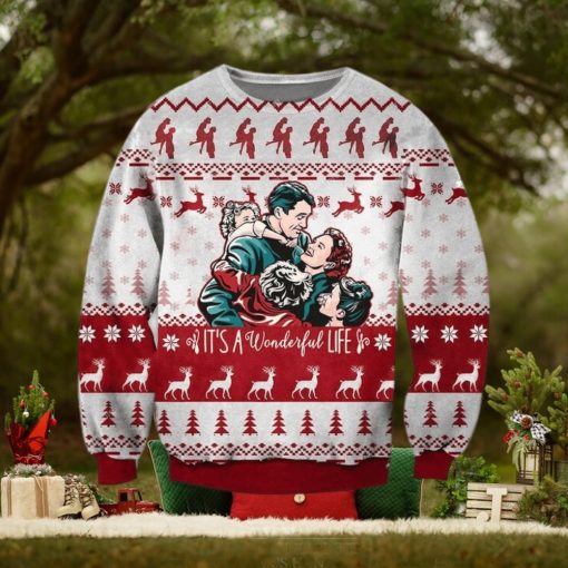 It’s A Wonderful Life 3D Ugly Christmas Sweater For Men And Women