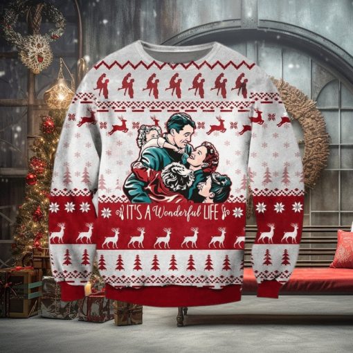 It’s A Wonderful Life 3D Ugly Christmas Sweater For Men And Women