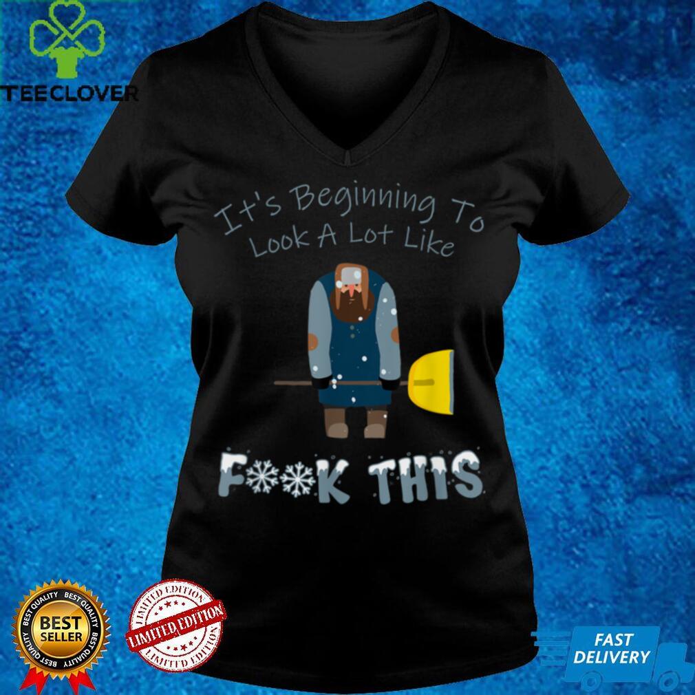 It's Beginning To Look A Lot Like Fck This   Winter Humor T Shirt