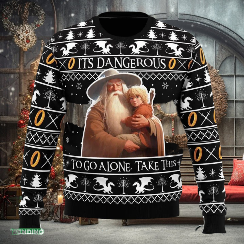 It’s Dangerous to go Alone Lord of the Rings Ugly Christmas Sweater Funny Gift Ideas Christmas It’s Dangerous to go Alone Lord of the Rings Ugly Christmas Sweater Funny Gift Ideas Christmas